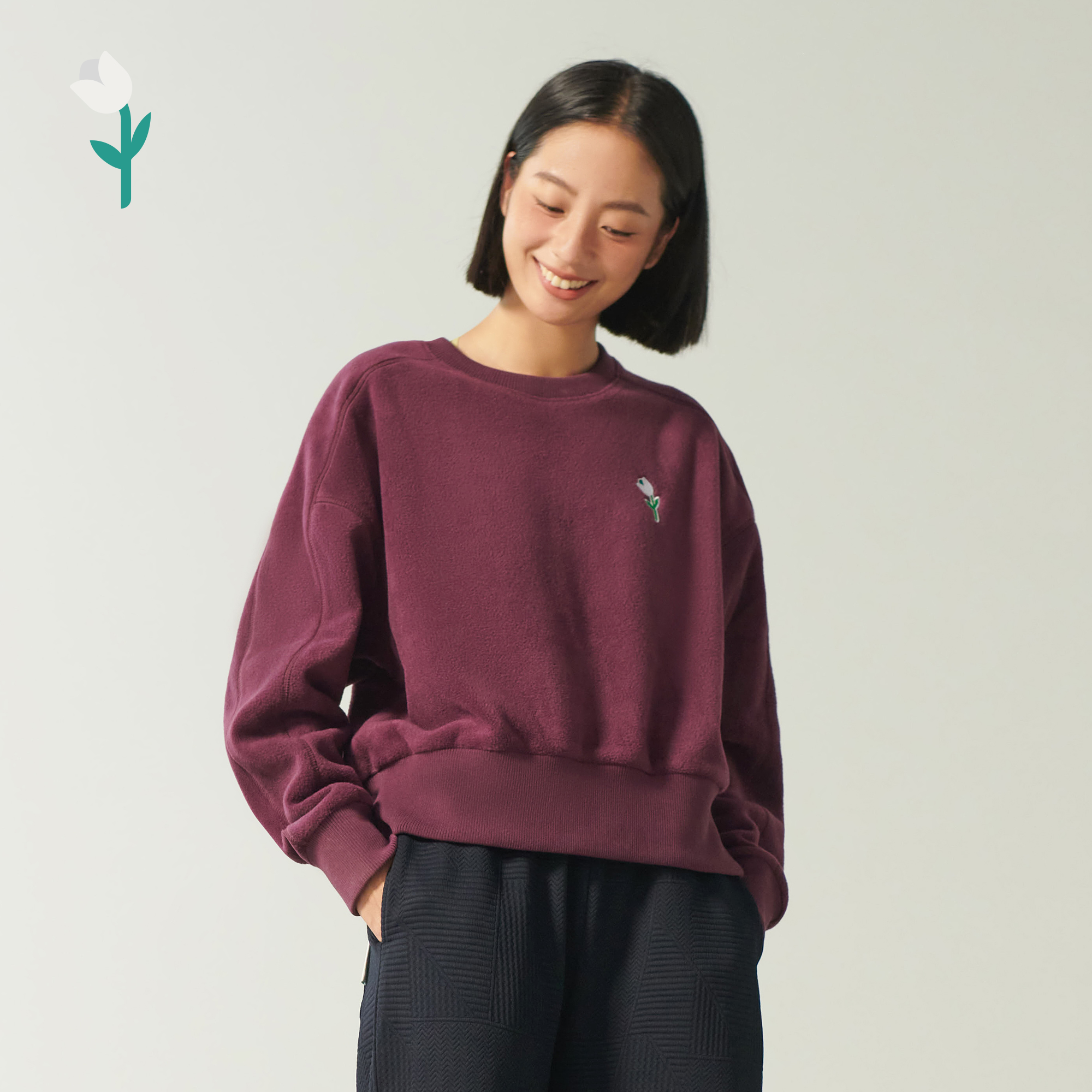 YLI外里卫衣女2025年秋冬摇粒绒保暖加厚休闲长袖上衣运动外套女