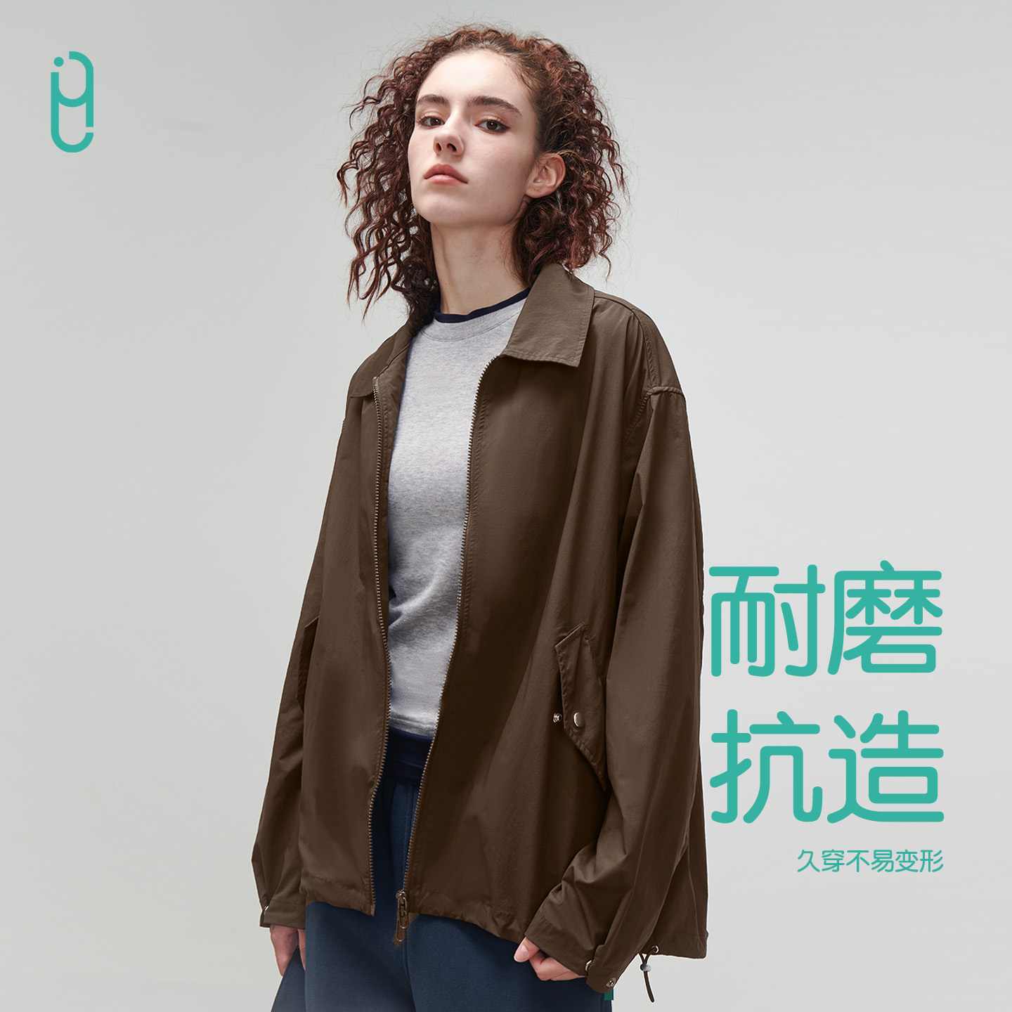 YLI夹克外套女春秋2025休闲上衣