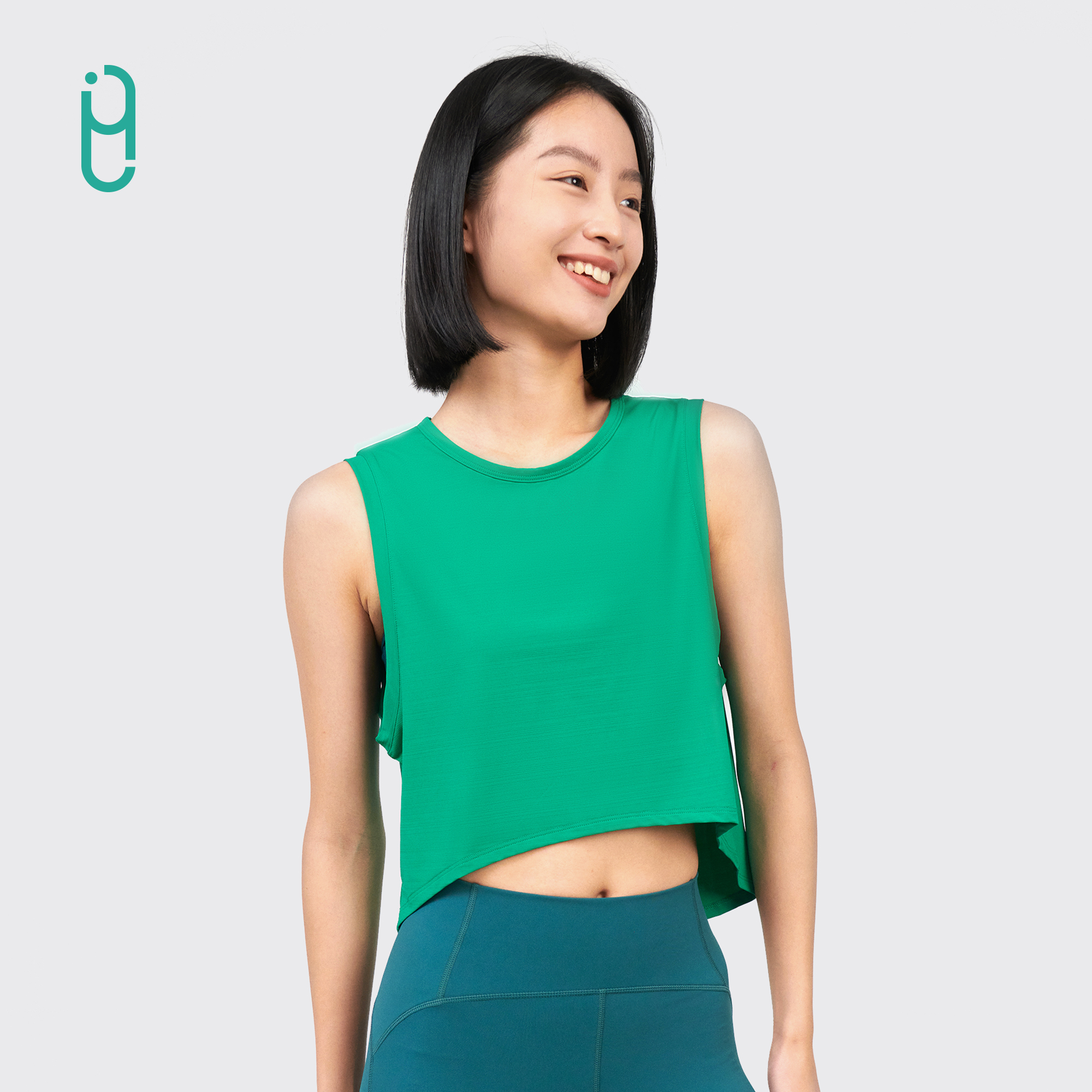 YLI外里瑜伽上衣运动背心女跑步速干透气夏季健身服罩衫无袖美背
