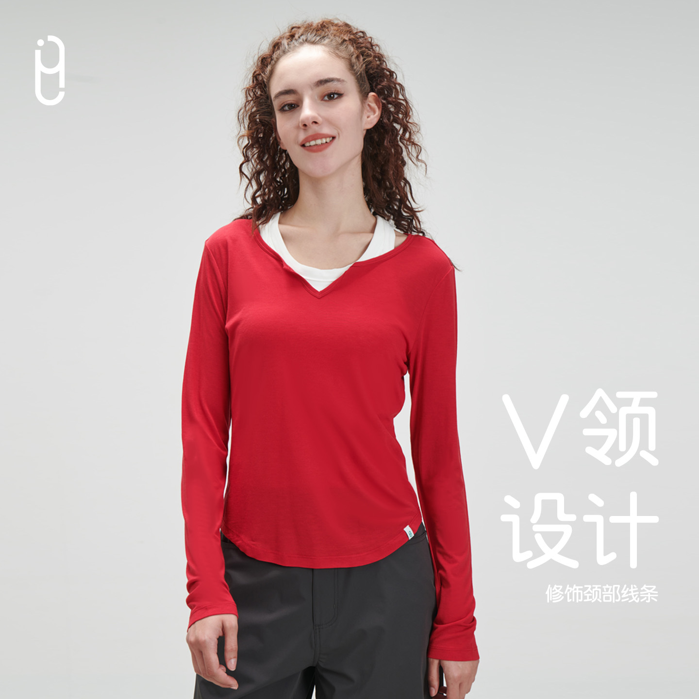 YLI外里长袖t恤2025年美利奴新款打底衫内搭秋冬女士保暖长袖上衣