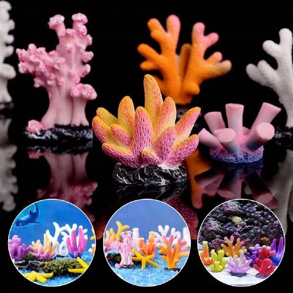 速发Hot Sales Aquarium Artificial Coral Decoration Colorful