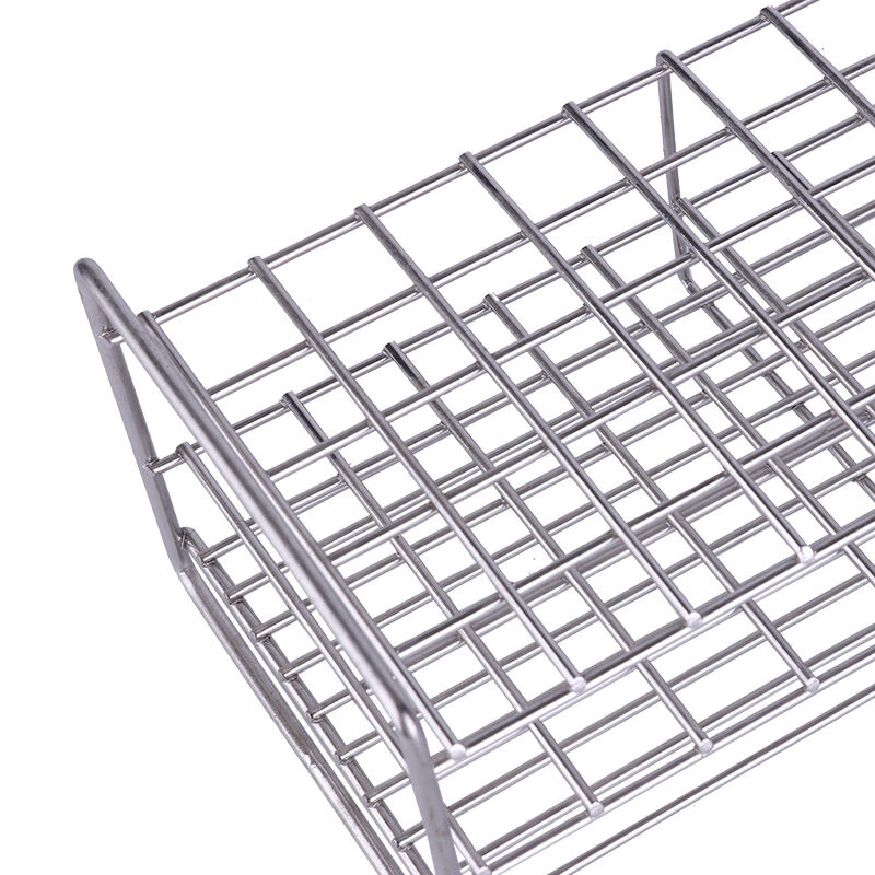 极速不锈钢试管架30o4钢丝方孔试管架玻璃管架离心管架多用途支架