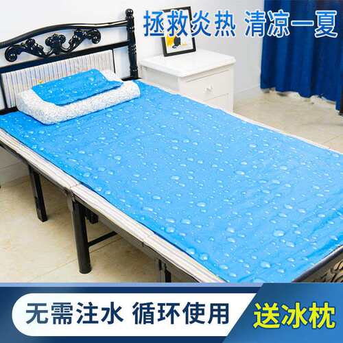 极速夏季电冷毯冰枕头夏季学生宿B舍免注水单双人凉席沙发垫降温