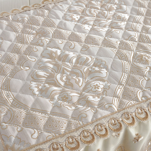 极速卧室床头柜盖布防尘盖巾欧z式公主蕾丝花边洗衣机冰箱微波炉