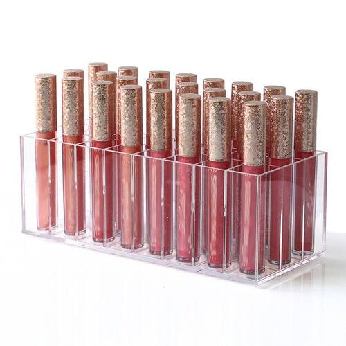 极速Lipstick Holder 24-Slovt Large Capacity Lipstick Organiz