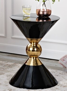 极速Luxurious style living room side tables Gold TeaX-table