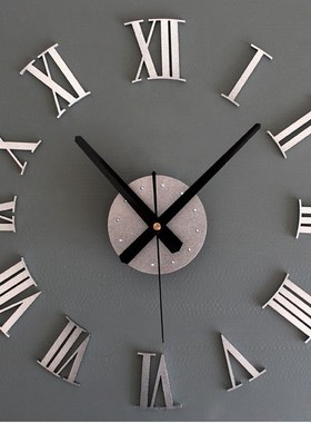 极速Diy Luxury 3D WALL CLoCk LArge FSize Home DeCorAtion Art