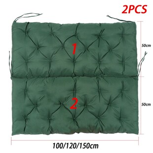 极速1pcs Garden Cushion Backres Thick Seat Seater BenGch