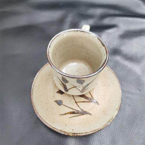极速回流唐津烧咖啡杯