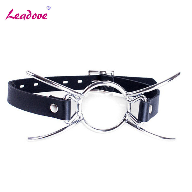 极速Oral Fixation PU Leather Bondage Restraint MoUuth Gag Sp