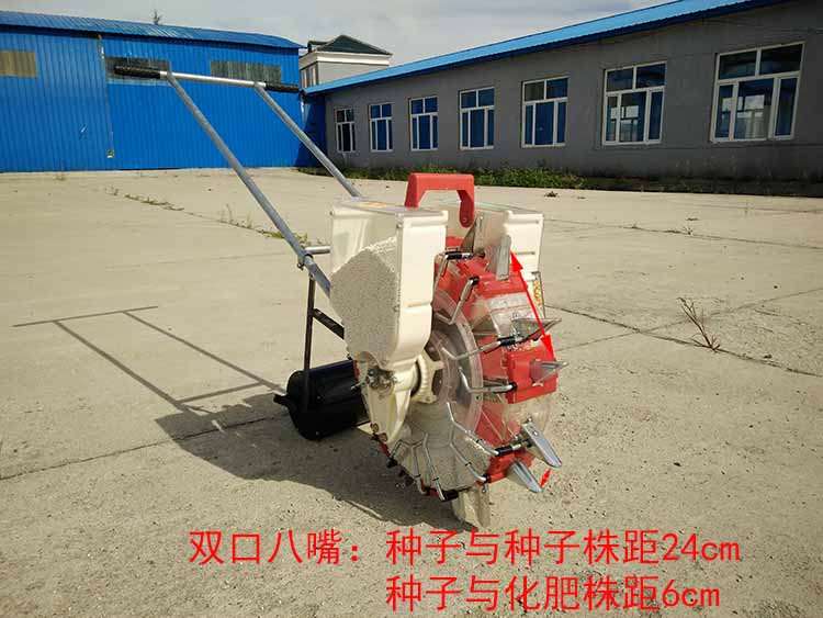 极速轮式花生手推玉米蔬菜花v生轮播播配L件手推式滚点精机播种器