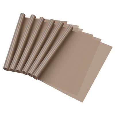 极速6Pcs Teflon Sheet 40X6w0Cm Reusable Resistant Baking Mat