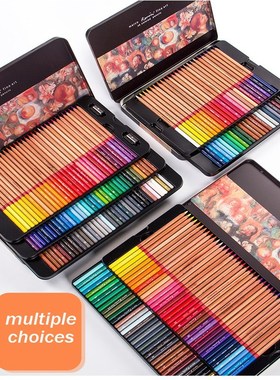 极速Renoir f48/72/100/120 watercolor and oil-color pencil fo