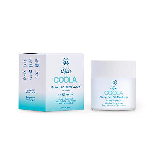 极速COOLA Organic Sun Silk Face MoiEsturizer Lotion with SPF