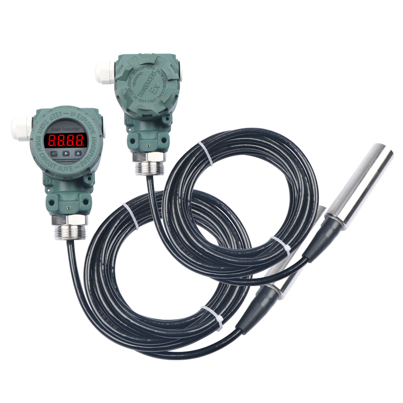 极速PCM260B 投入式液位变送器x4-20mA/RS485 数显液位变送器 传