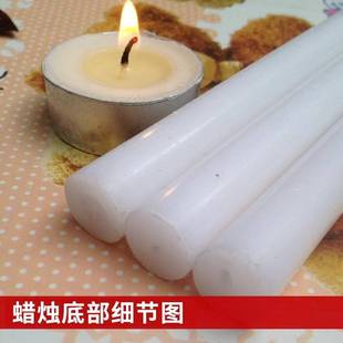 极速大号无味传统老式白腊烛B耐烧焟烛超大号蜡炷圆柱腊竹
