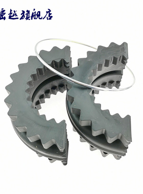 极速TPR材料联轴器胶齿缓冲垫弹v性体6/7/8/9/10/11/EM马丁水泵连