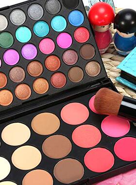 极速HURRISE 40Cjolors Eyeshadow + 15Colors Blusher & Conceal