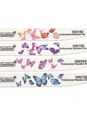 极速20Pcs Wood Nail Fqiles 100/180/240 Lima Wooden Nail File