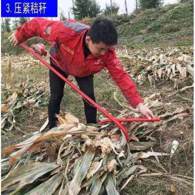 极速爆品秸秆神器家n型打捆器全r自动小稻用草打捆机打包整理树枝