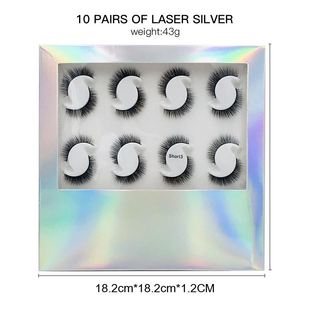 极速12 Pairs Natural Handmade3DB False Eyelashes short Lashe