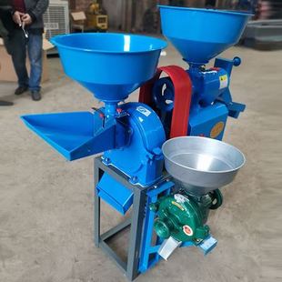 极速碾米机家用流动小型糙米4y0型骨刚E机架米筛苞米谷子打粉机稻