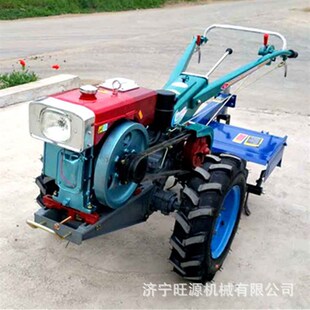 多用途小型手扶拖拉机 山地丘陵手扶车打田机 多功能电动手扶车