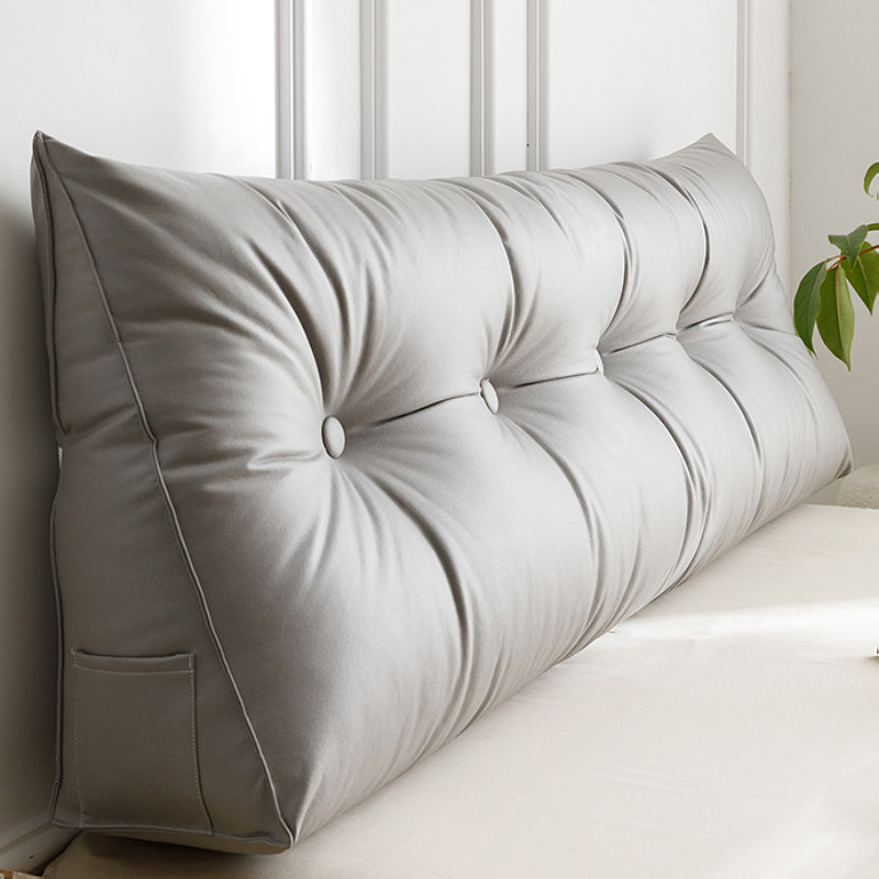 科技布三角床头靠垫软包床上大靠背沙发卧室榻榻米护腰靠枕可拆洗,居家布艺,靠垫/抱枕,淘宝优惠券,粉丝福利购,淘宝优惠卷