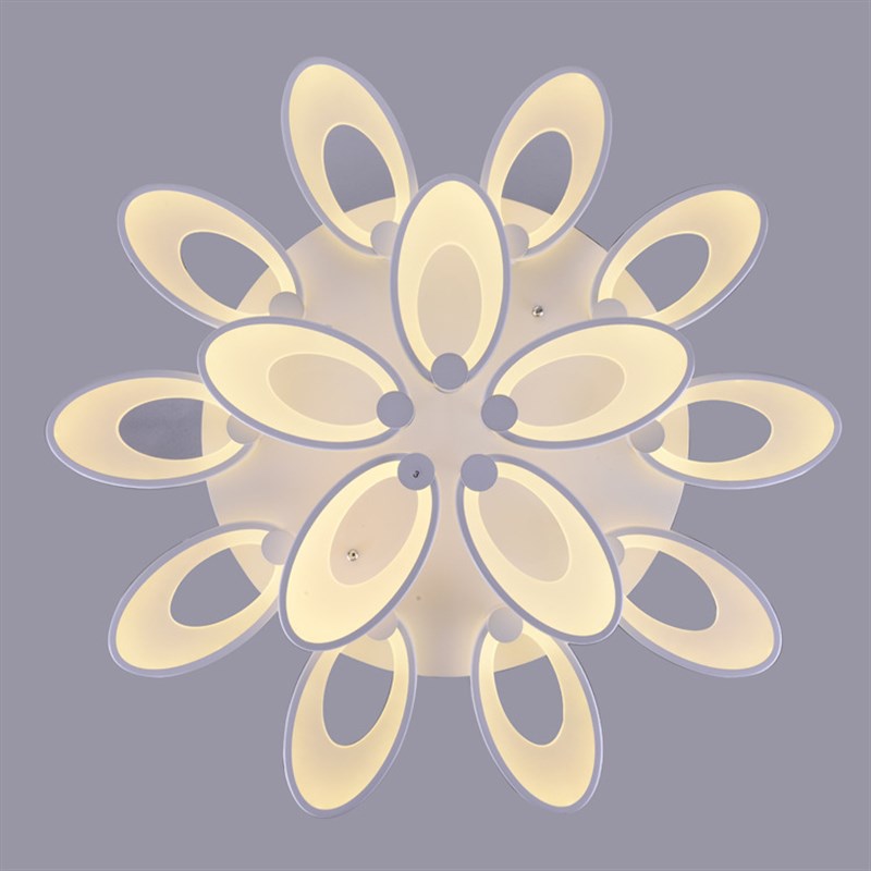 客厅灯led现代简约大气家用大厅灯网红创意三色调光卧室吸顶灯具