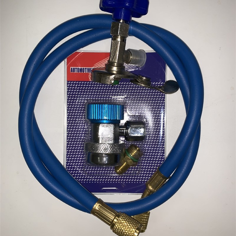 R134A汽车空调制冷剂补充管空调检测加氟管加液管QC17L+CT340