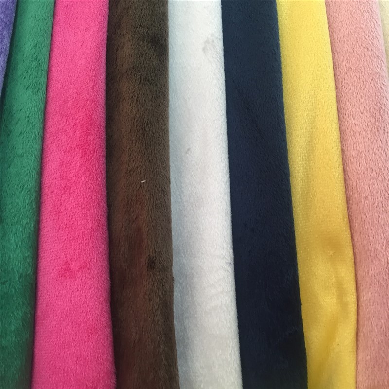 仿超柔面料 超柔短毛绒布 纺织玩具抱枕绒布 靠垫 被子毛绒现货