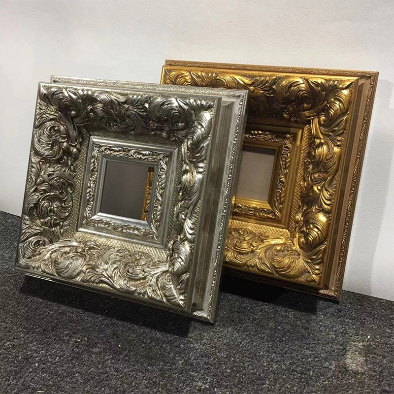 定制欧式实木装饰画框空框装裱复古油画外框相框V挂墙任意大尺寸