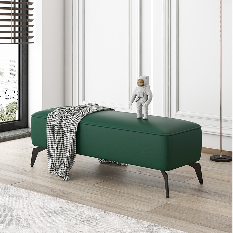 沙发凳意式轻奢家用门口入户客厅穿鞋凳长方形长凳搁脚铁艺换鞋凳