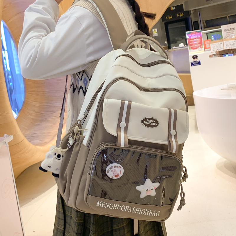 书包女初中生轻便减负大容量2024新款高中学生五六年级小学生痛包