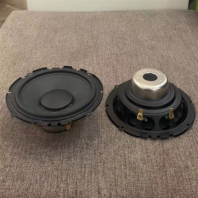 德国6.5寸橡皮边中低音喇叭汽车喇叭车载音响改装大音圈扬声器