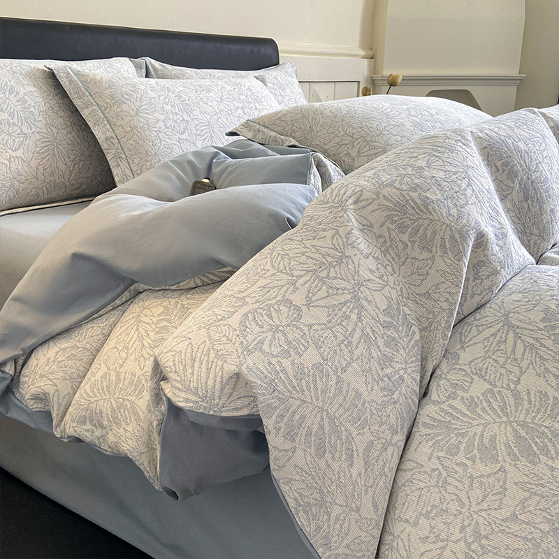 A类高端全棉磨毛四件套100纯棉加厚被套床单床笠2024新款秋冬床品