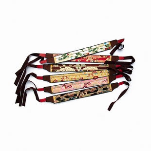 手作织锦缎腰带,藏风藏族饰品民族风 编织复古装饰 藏装配饰腰封