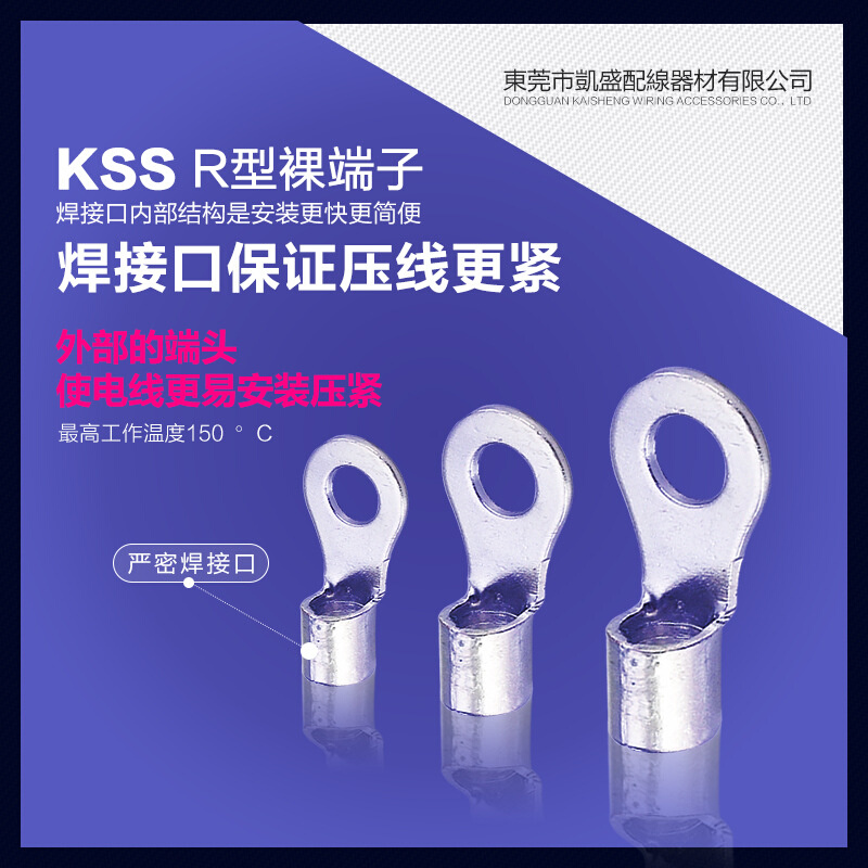 臺灣 KSS凯士士 R22-6 R型端子 O型接线端子 接线25mm2