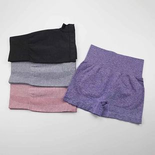 Seamless fitness boxer shorts pant women无缝健身平角裤短裤女