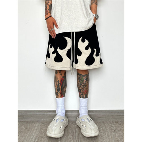 Printed high street basketball shorts 运动高街篮球短裤五分裤