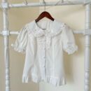 甜美可爱上衣衬衫 泡泡Lolita洛丽塔娃娃软妹短袖 夏季 新款