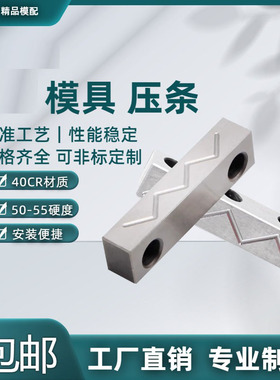 YXD31模具滑块压条/行位压块/导轨导向压片压模块宽度16/18/25