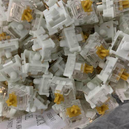 高特绿轴紫轴 金轴银轴 静音白轴 灰轴机械键盘轴 客制化无声安静