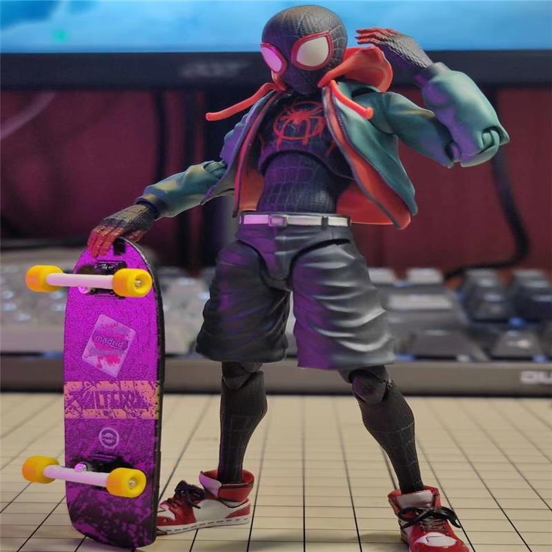 蜘蛛侠纵横宇宙 SV-ACTION迈尔斯卡通蜘蛛侠动漫手办玩偶可动礼物