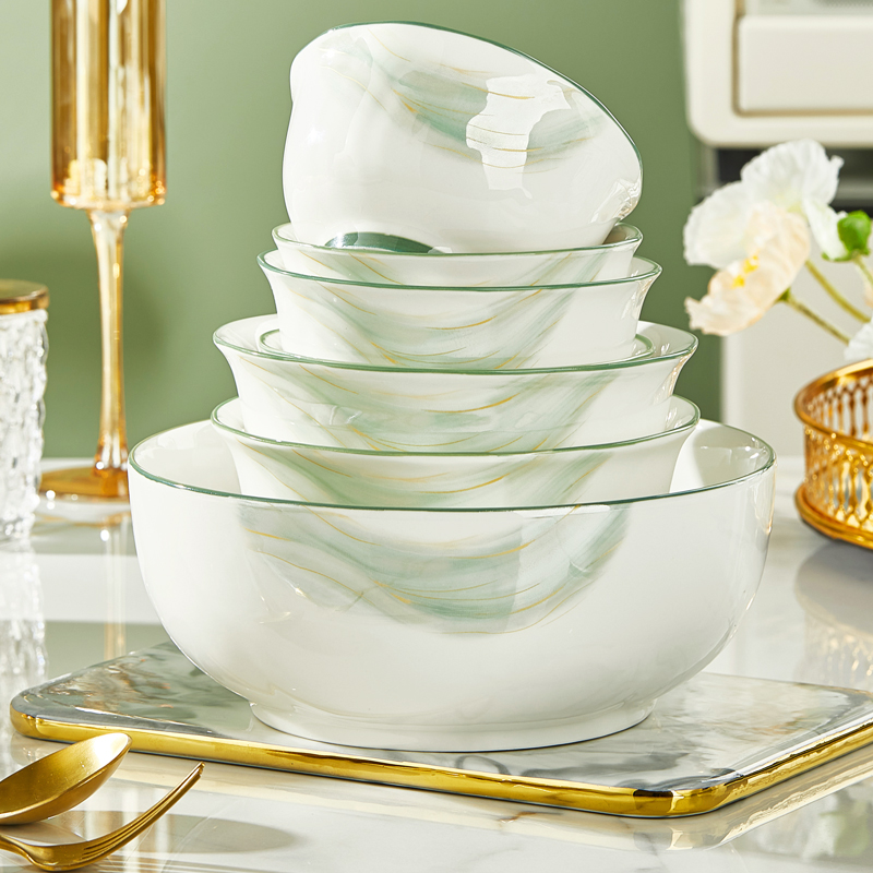 纬廷釉下彩陶瓷时尚家用饭碗