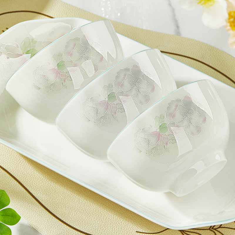 纬廷釉下彩陶瓷时尚家用饭碗