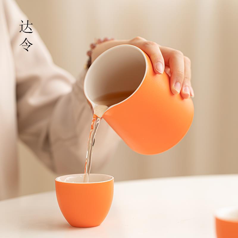 茶道公杯分茶器陶瓷茶海单个家用 功夫茶具配件公道杯 大号匀茶杯