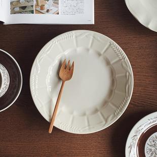 经典 中古款 包邮 Camus 超实用器型 say 菜盘 收集时光 橄榄叶汤盘