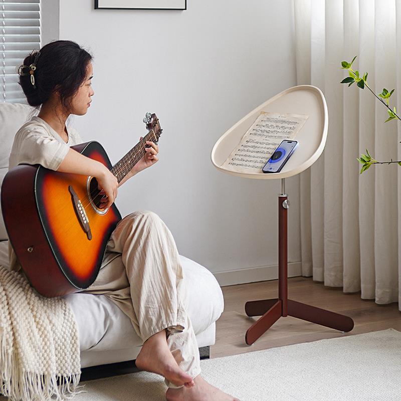 北欧可升降沙发边几边桌客厅家用移动茶几折叠书桌旋转床头置物架