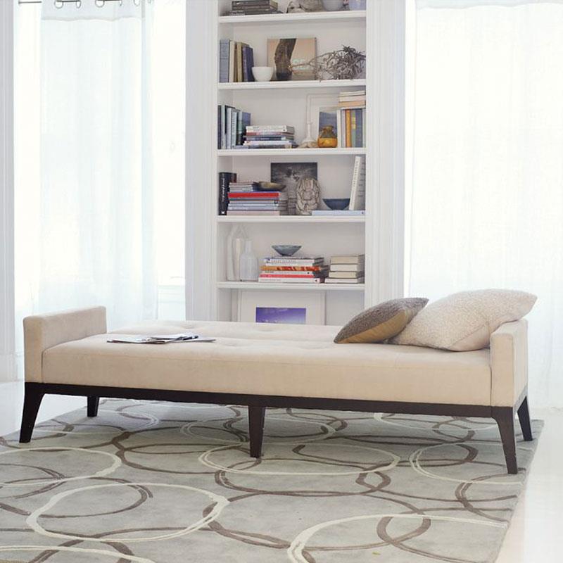 羊毛手工地毯客厅2024新款卧室软装样板间沙波浪纹大面积满铺定制